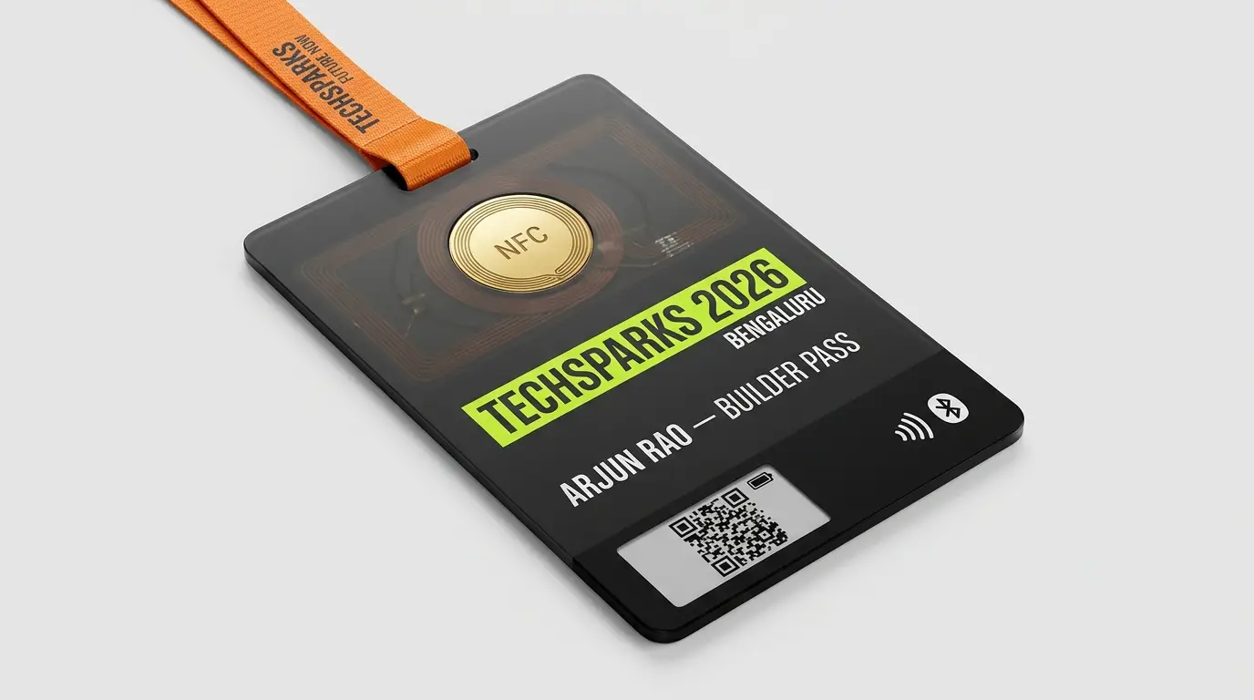 NFC-enabled smart badge